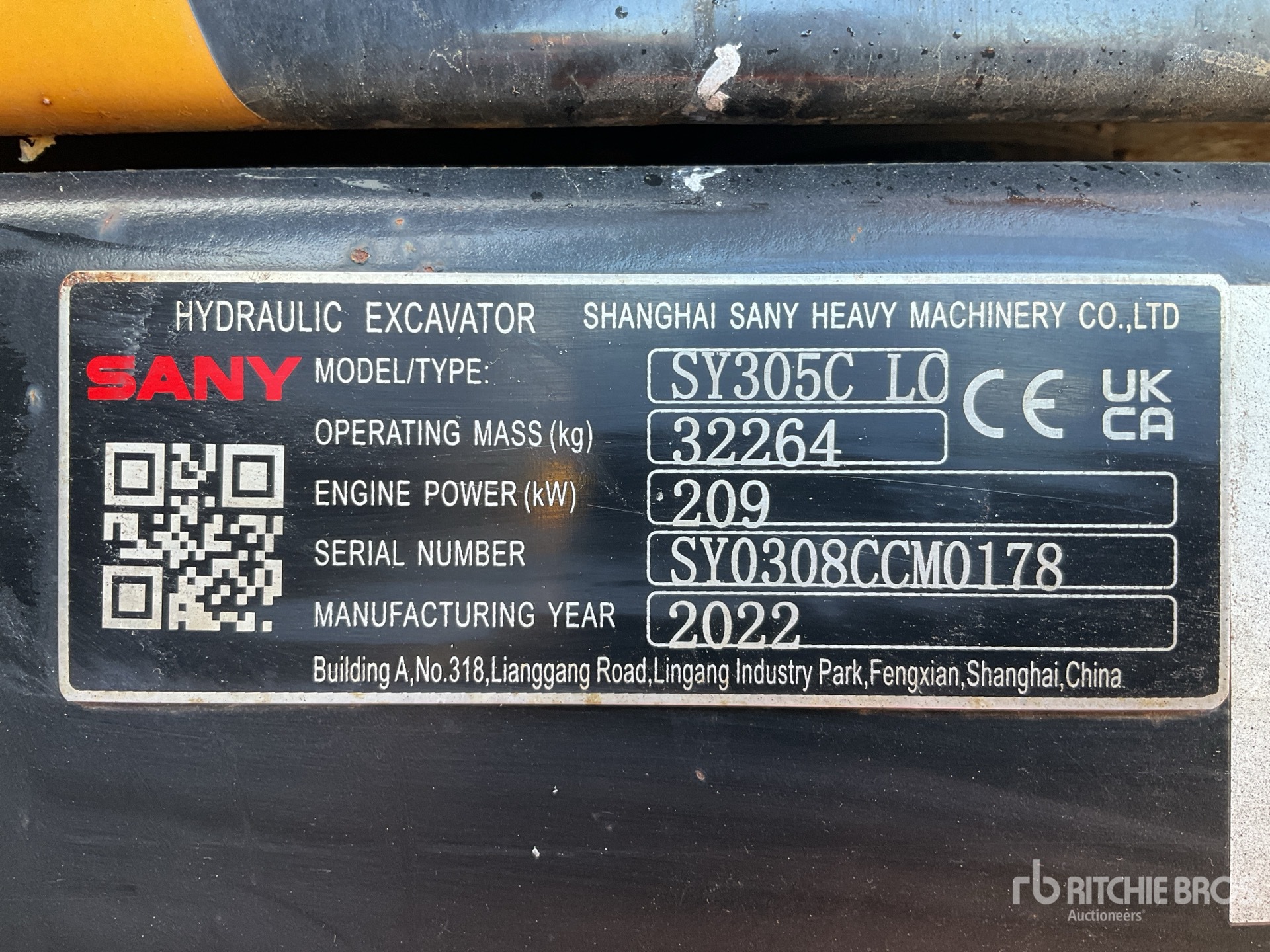 General Appearance with N.º de serie/VIN