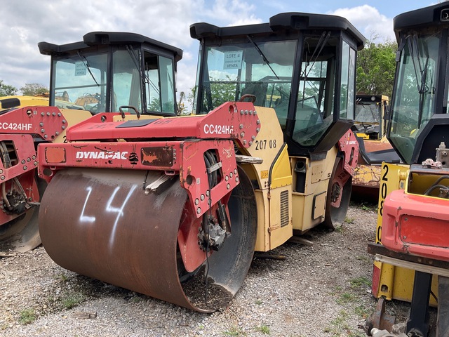 2011 Dynapac CC424HF Double Drum Roller (Inoperable) 2011 Dynapac CC424HF Double Drum Roller (Inoperable)