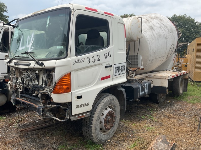 2012 Hino FM1JLUD 6x4 Mixer Truck (Inoperable)