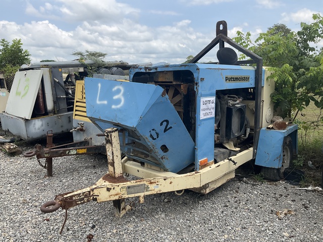 2011 Putzmeister TK70 Concrete Pump (Inoperable) 2011 Putzmeister TK70 Concrete Pump (Inoperable)