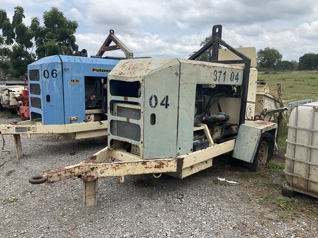 Putzmeister TK70 Concrete Pump (Inoperable) Putzmeister TK70 Concrete Pump (Inoperable)