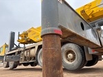 Crane Superstructure with Outrigger Cylinders