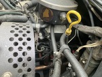 Engine with Emission Certification Label
