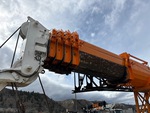 Crane Superstructure with Main Boom Sections