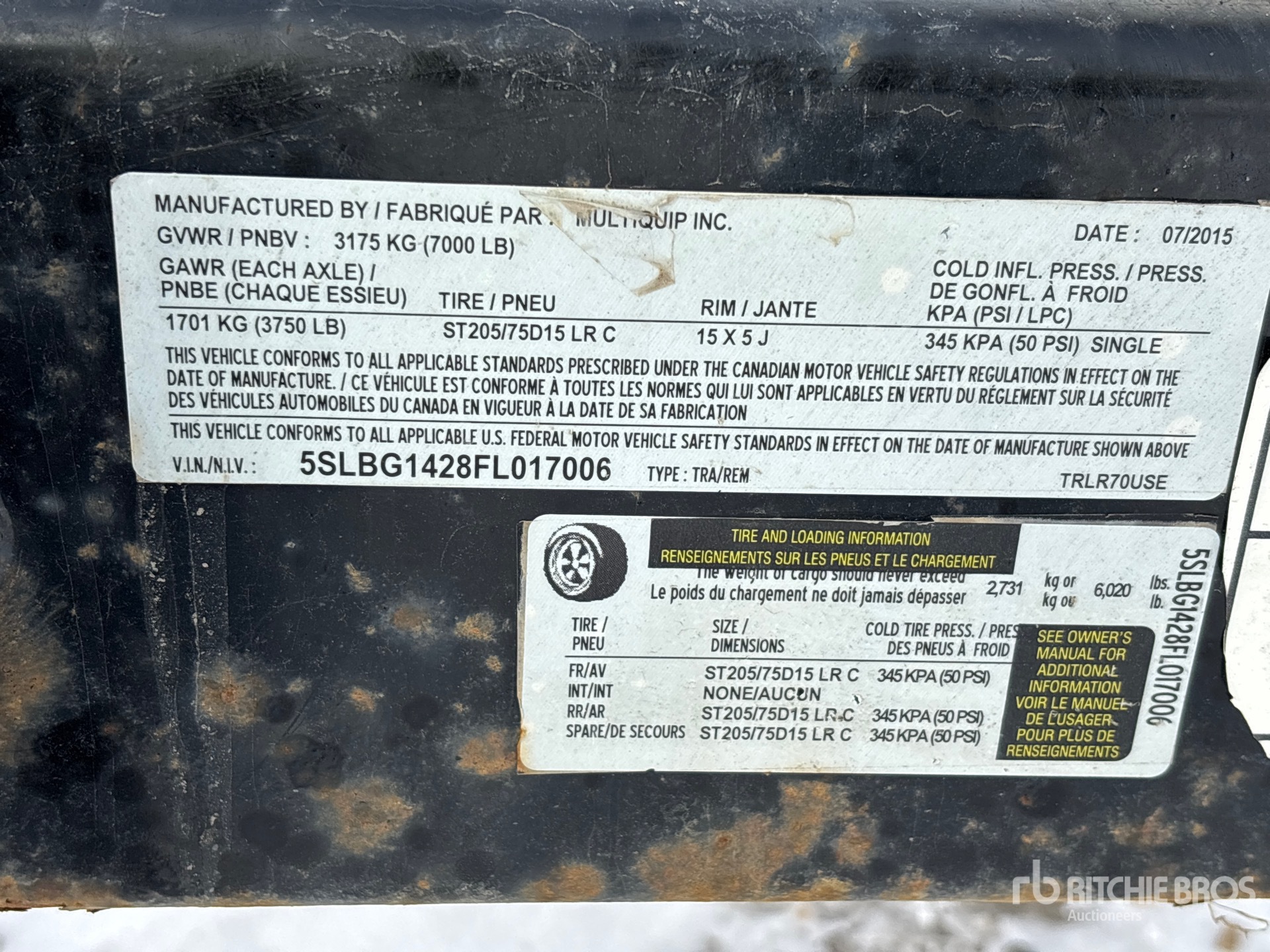 General Appearance with Numer seryjny/numer identyfikacyjny pojazdu