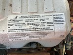 Engine with Emission Label