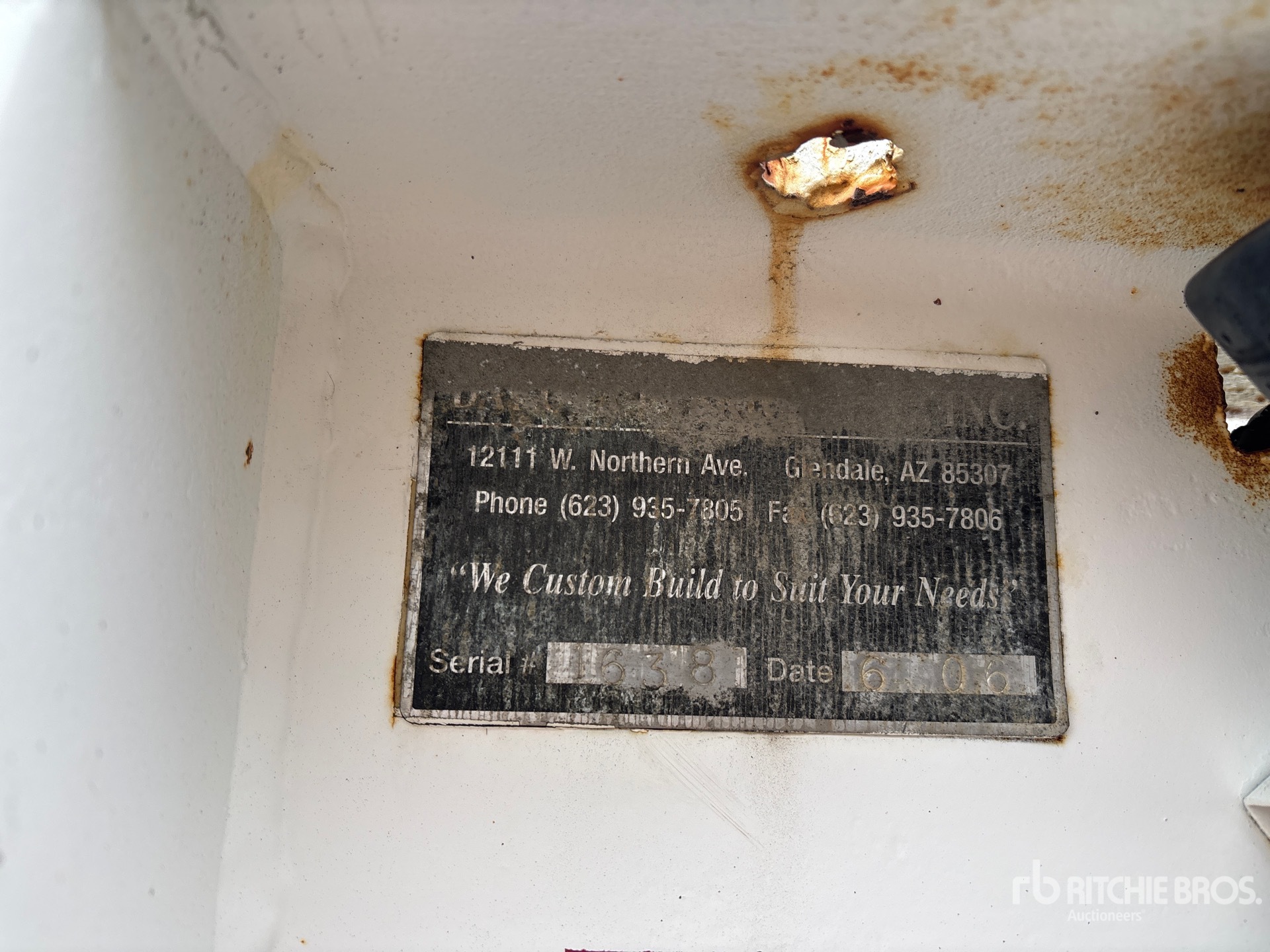 General Appearance with N.º de serie/VIN