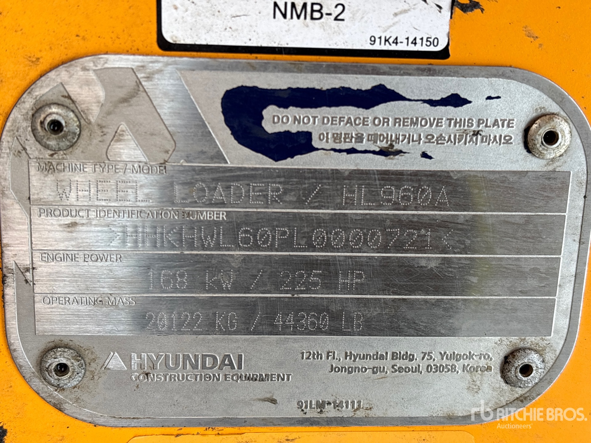 General Appearance with Numero seriale/numero d’identificazione del veicolo (VIN)