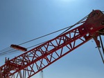 Crane Superstructure with Pendant Line (Boom Tension Line)
