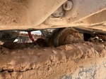 Undercarriage with Left Carrier Rollers