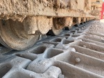 Undercarriage with Left Track Rollers