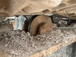 Undercarriage with Left Carrier Rollers