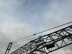 Crane Superstructure with Pendant Line (Boom Tension Line)