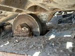 Undercarriage with Right Carrier Rollers