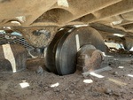 Undercarriage with Left Carrier Rollers