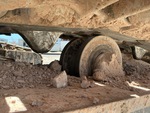 Undercarriage with Left Carrier Rollers