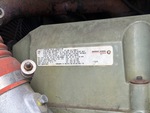 Engine with Emission Label