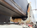 Crane Superstructure with Wear Pads