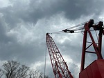 Crane Superstructure with Point Sheaves