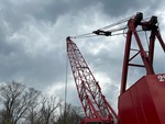Crane Superstructure with Boom Point Section