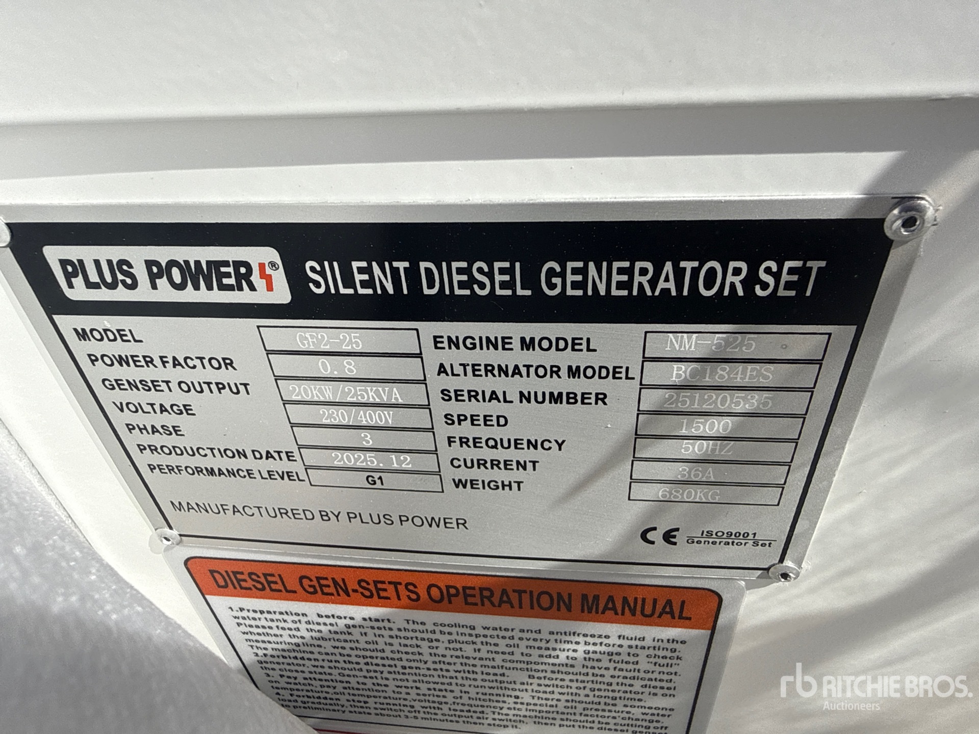 2025 Plus Power GF2-25