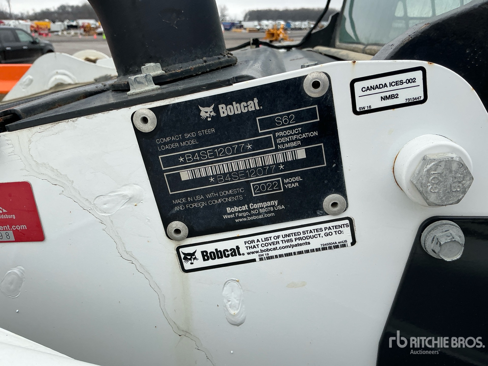 General Appearance with N.º de serie/VIN