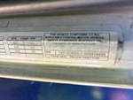 General Appearance with Motor Vehicle Safety Standards Label