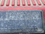 Engine with Emission Label
