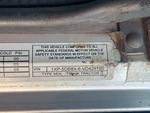 General Appearance with Motor Vehicle Safety Standards Label