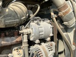 Engine with A/C Compressor