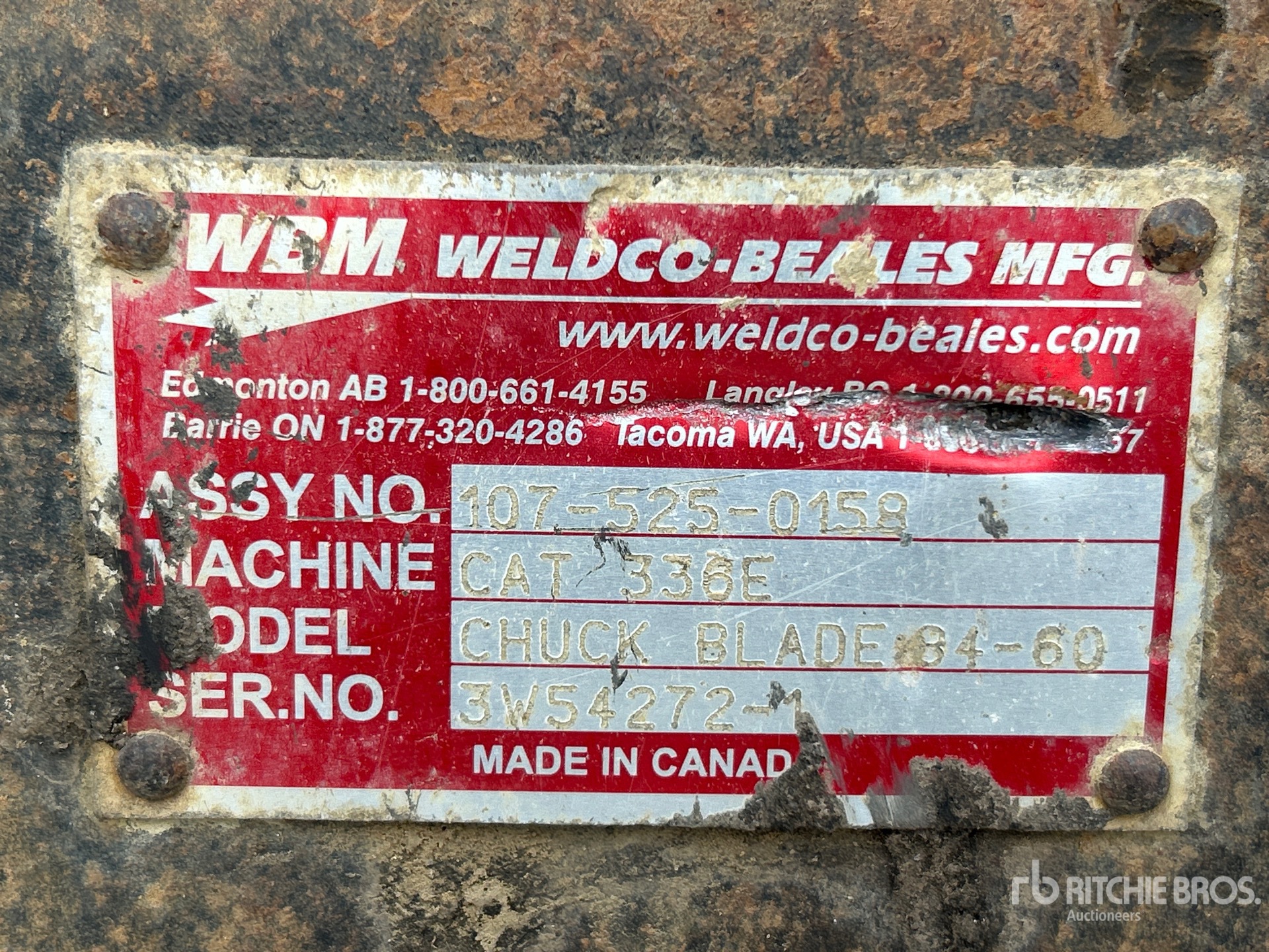 General Appearance with N.º de serie/VIN