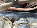 General Appearance with Second Serial Number/VIN Photo