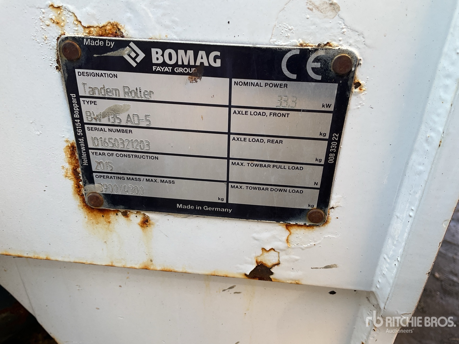 General Appearance with Seriennummer / FIN