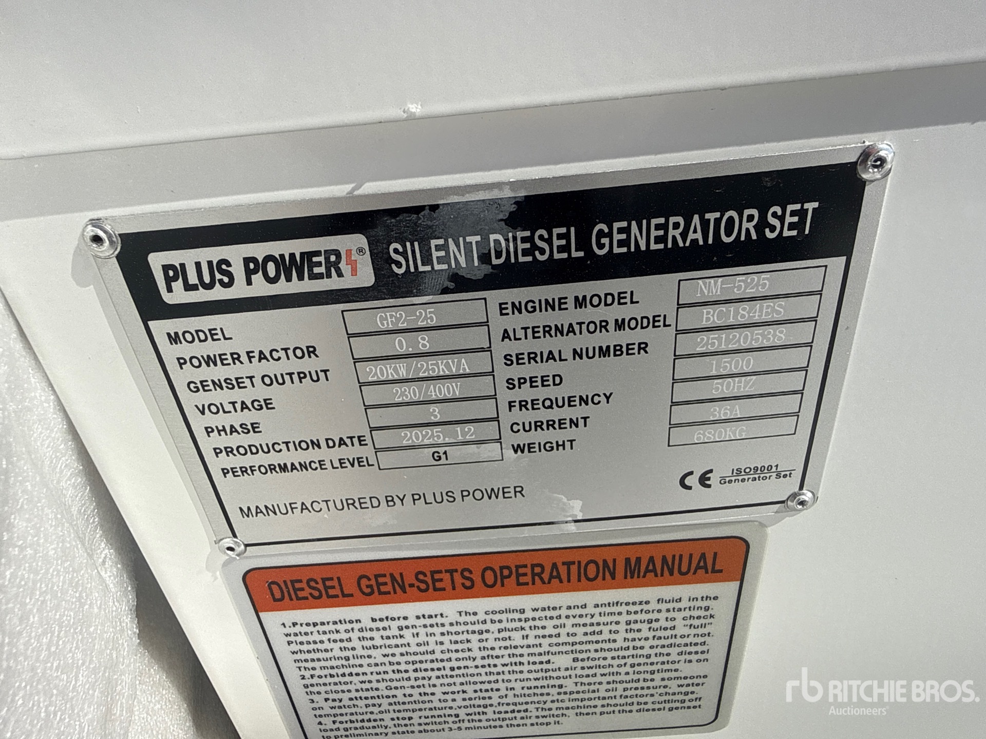 2025 Plus Power GF2-25