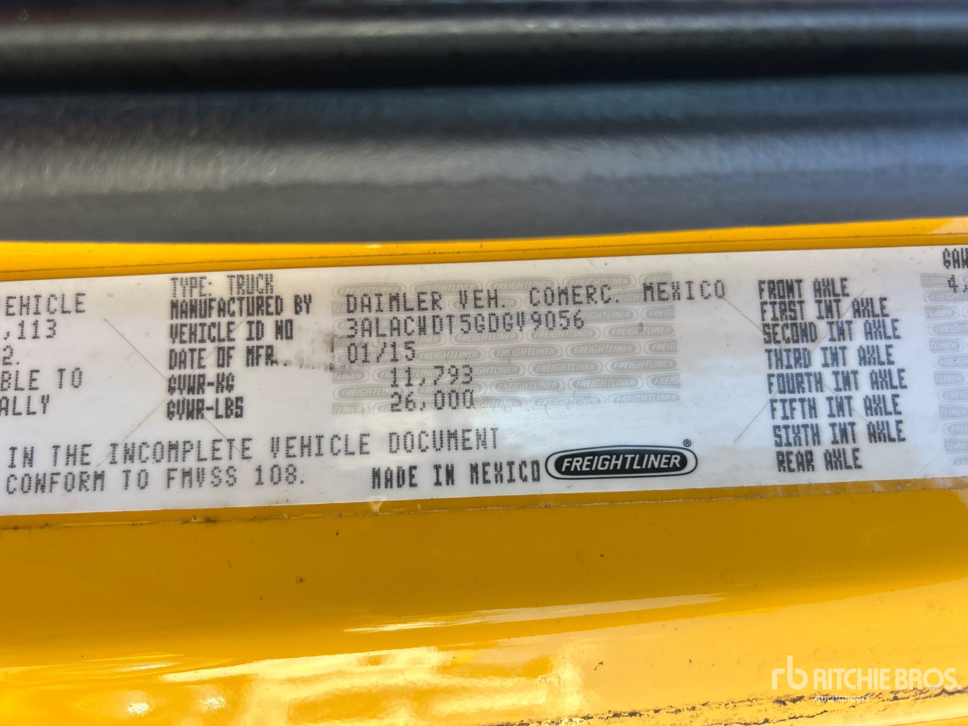 General Appearance with Numéro de série/Numéro d'identification du véhicule automobile