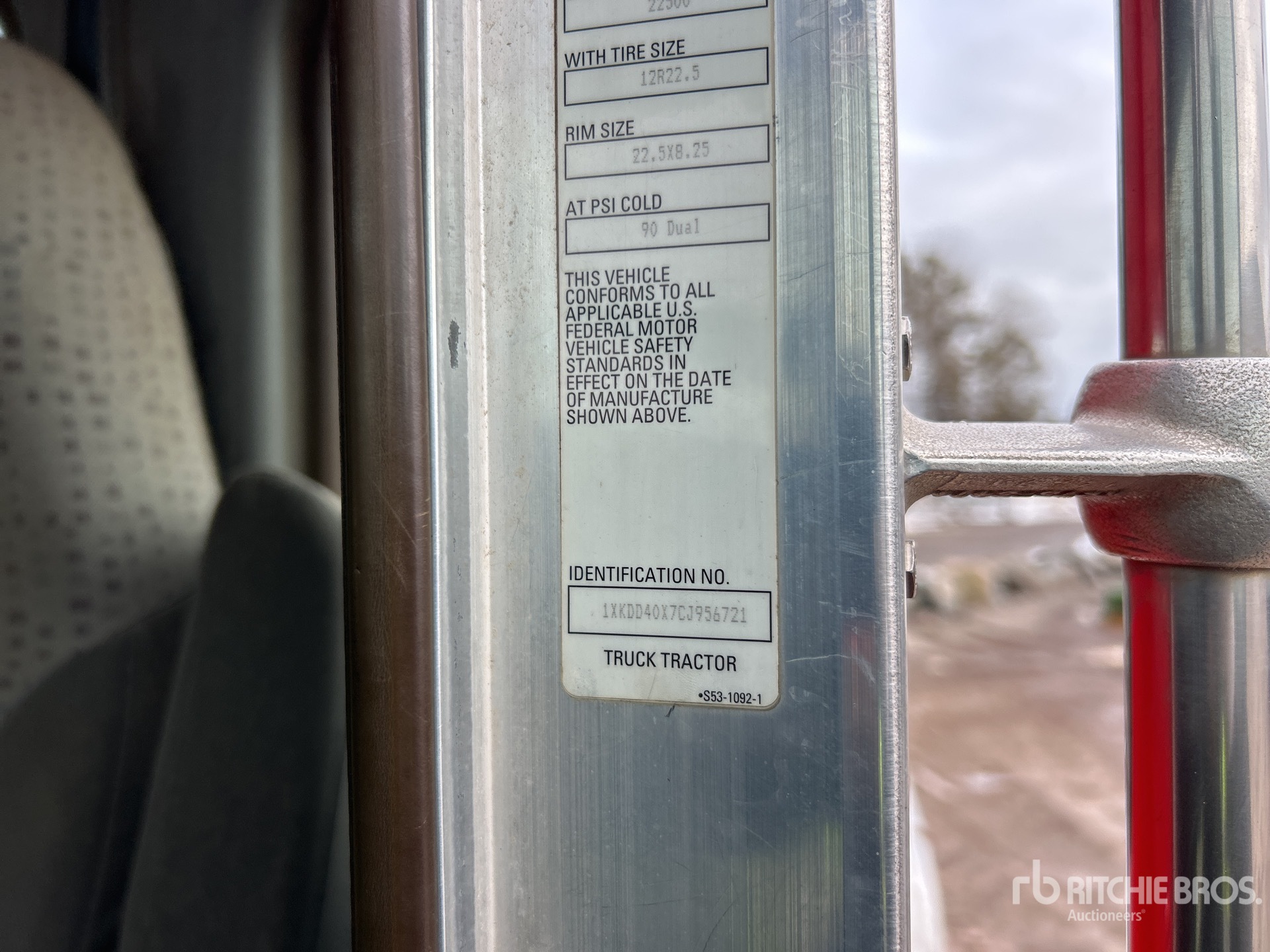 General Appearance with N.º de serie/VIN