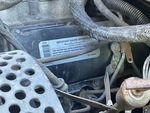 Engine with Emission Certification Label