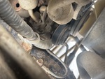 Engine with A/C Compressor