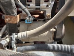 Engine with A/C Compressor