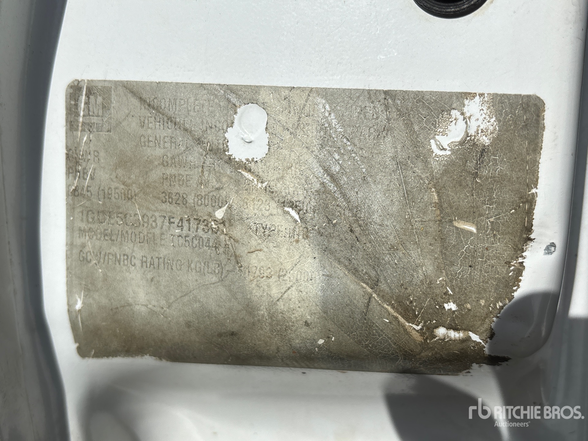 General Appearance with Second Serial Number/VIN Photo