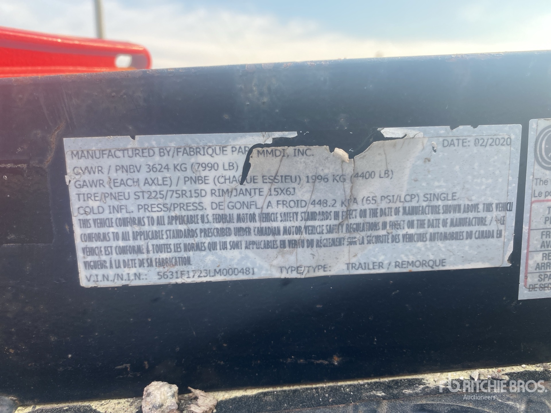 General Appearance with Numéro de série/Numéro d'identification du véhicule automobile