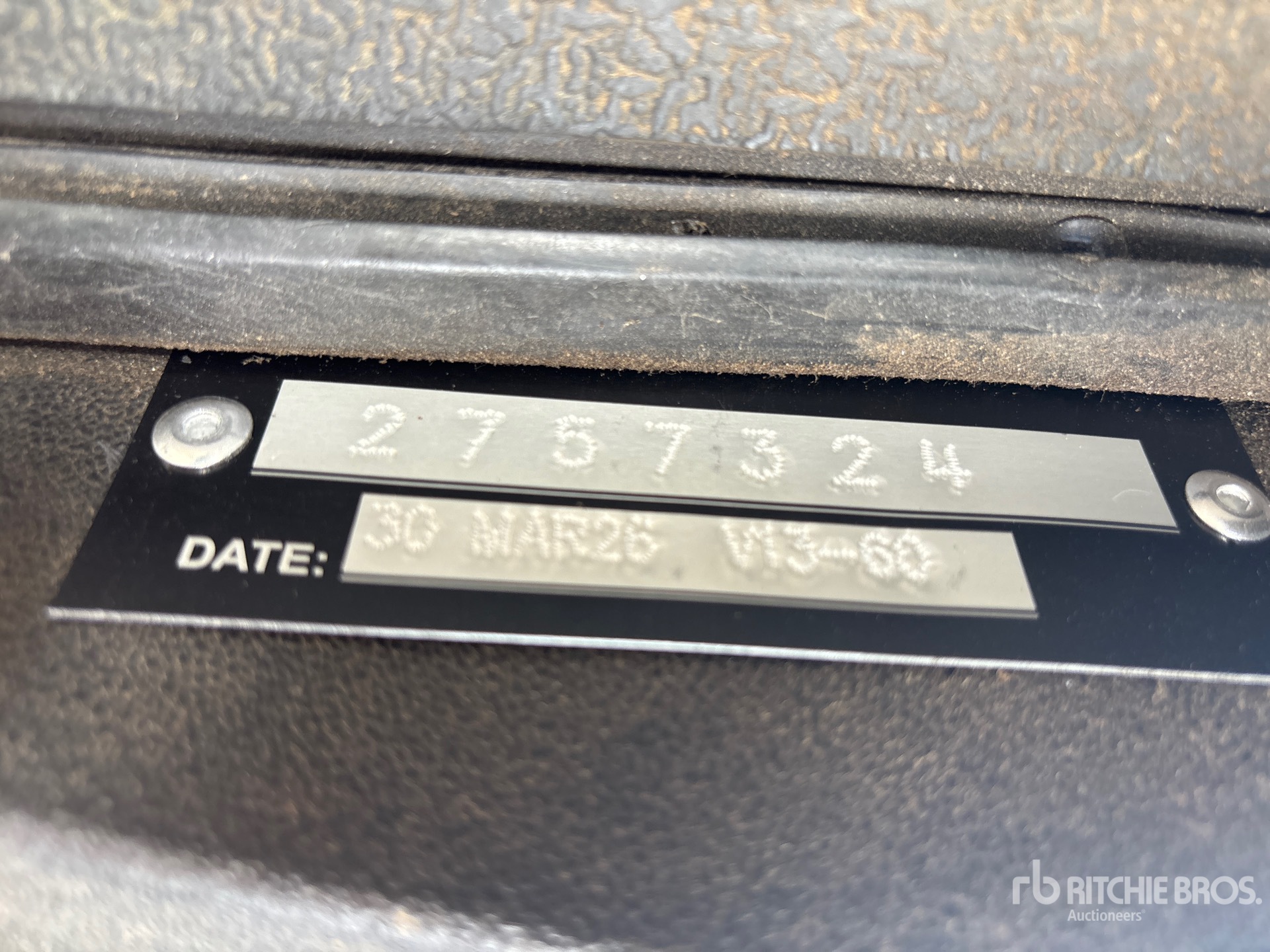 General Appearance with N.º de serie/VIN