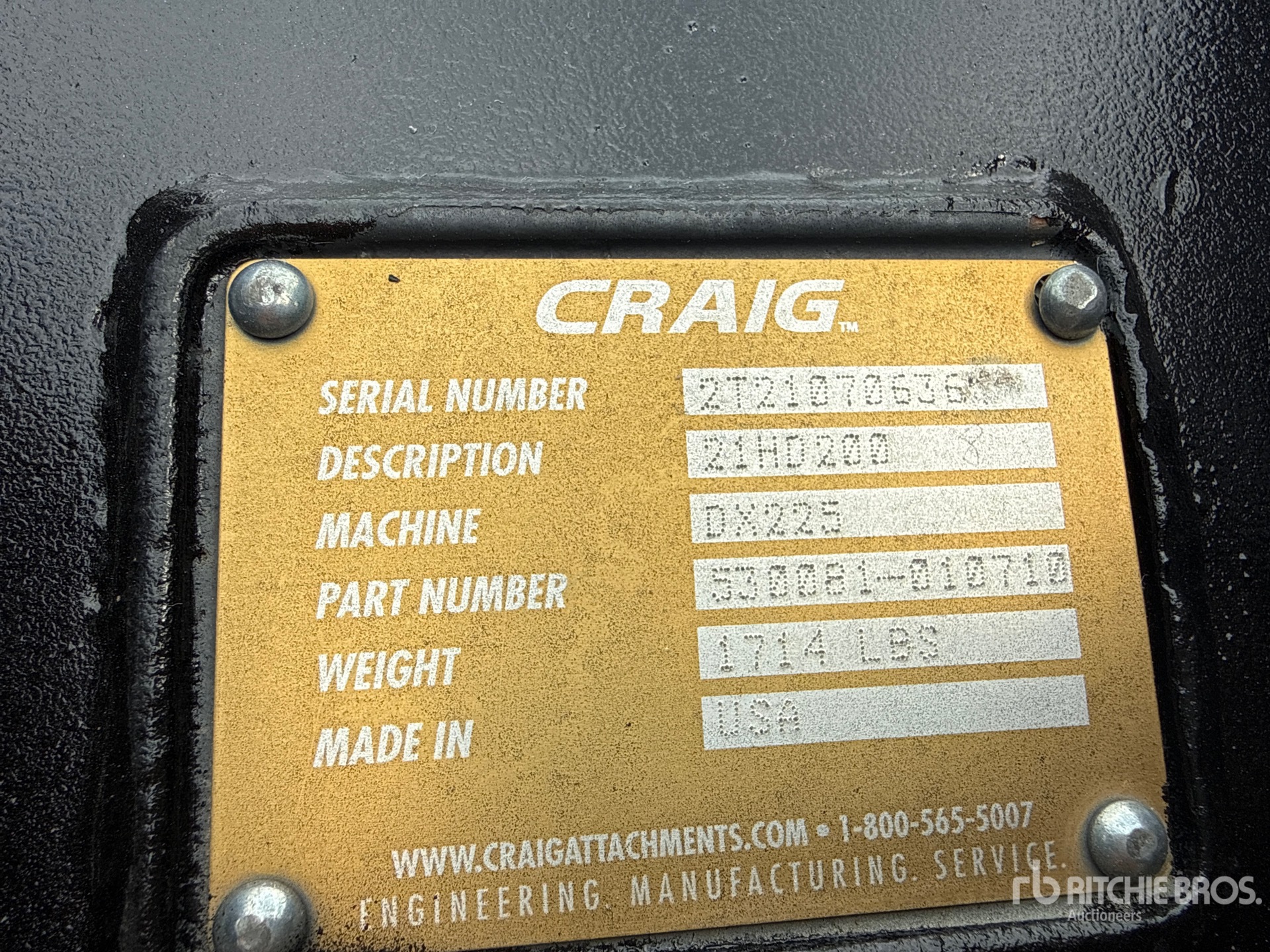 General Appearance with Numero seriale/numero d’identificazione del veicolo (VIN)