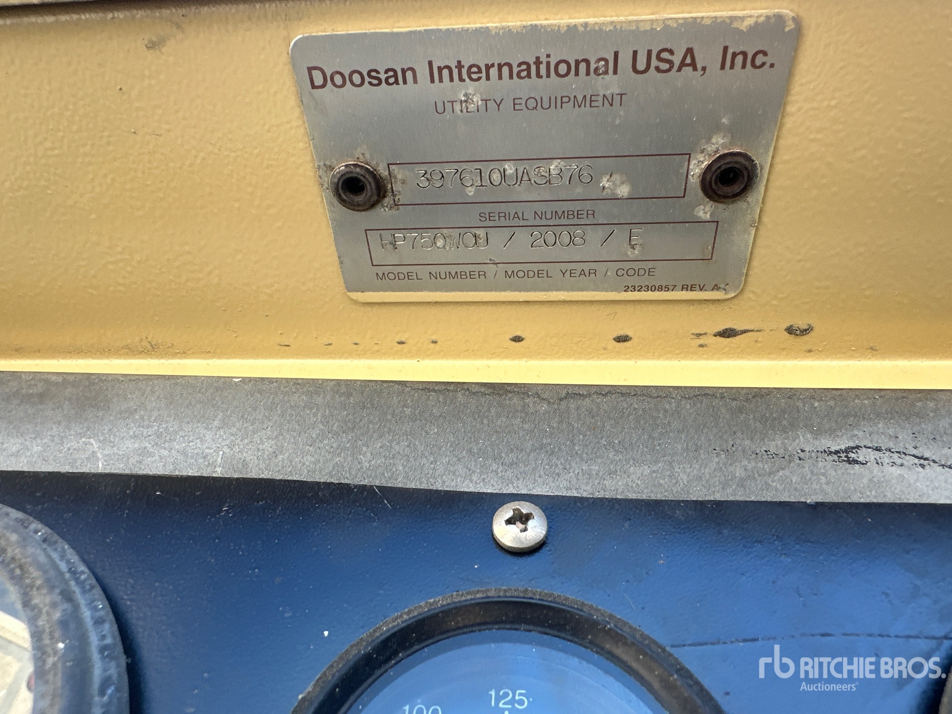 General Appearance with Unit Serial Number
