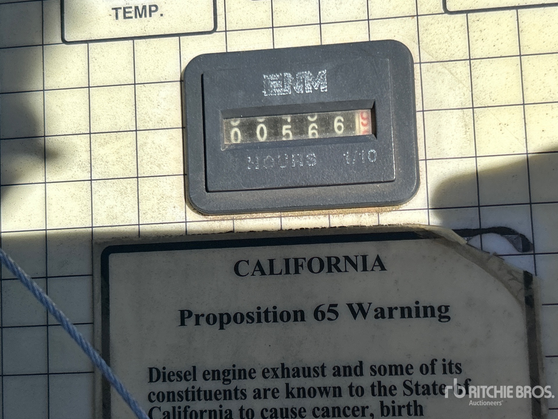 General Appearance with Hour Meter / Odometer