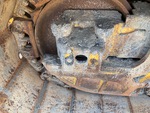 Undercarriage with Left Track Tensioner