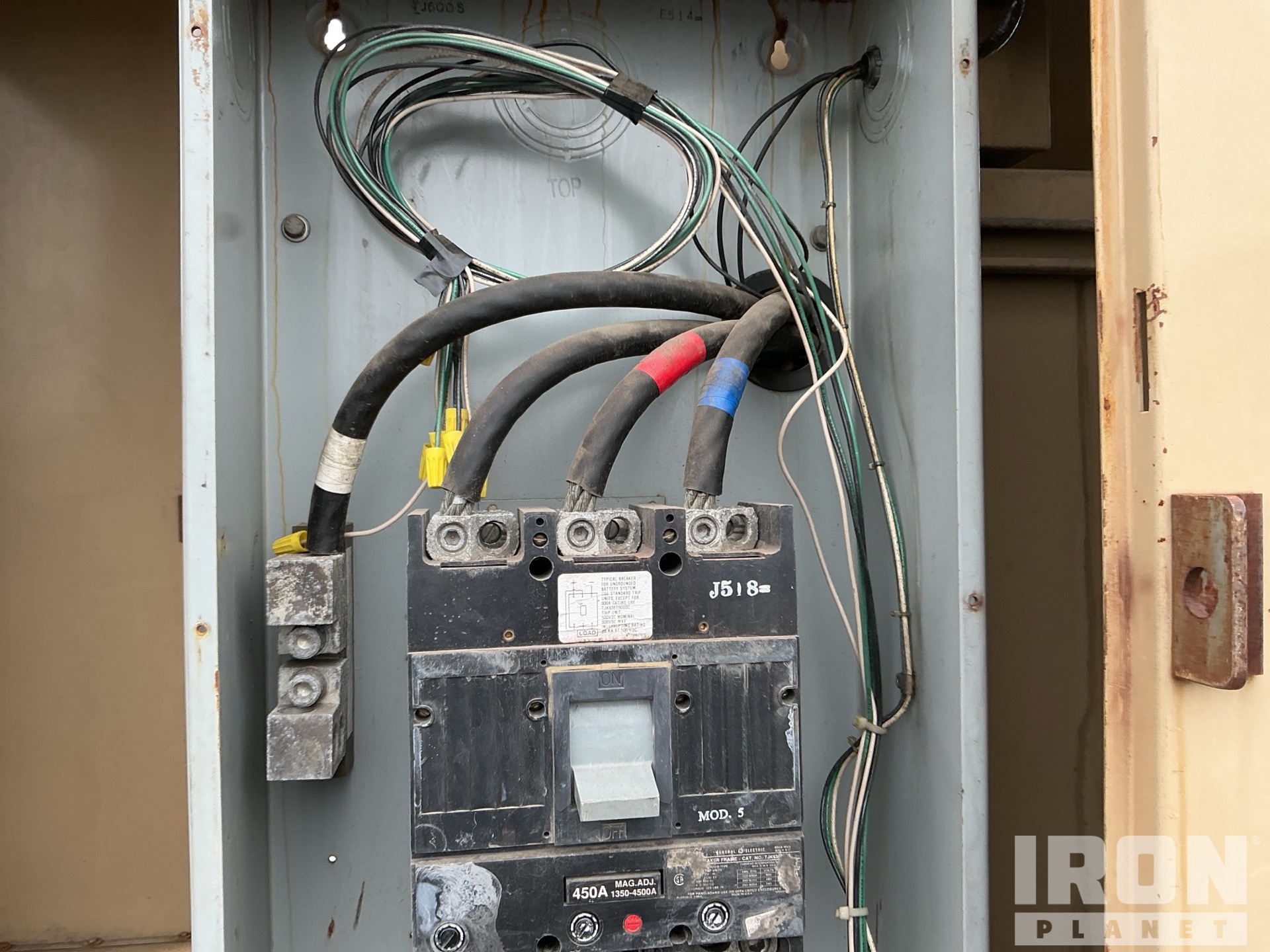 Generator with Cables and Connections