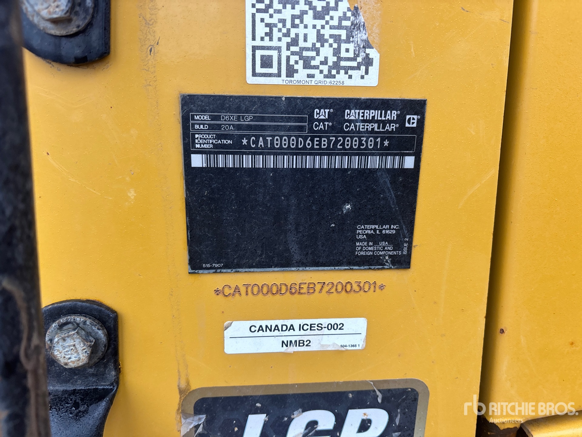 2019 Caterpillar D6 XE