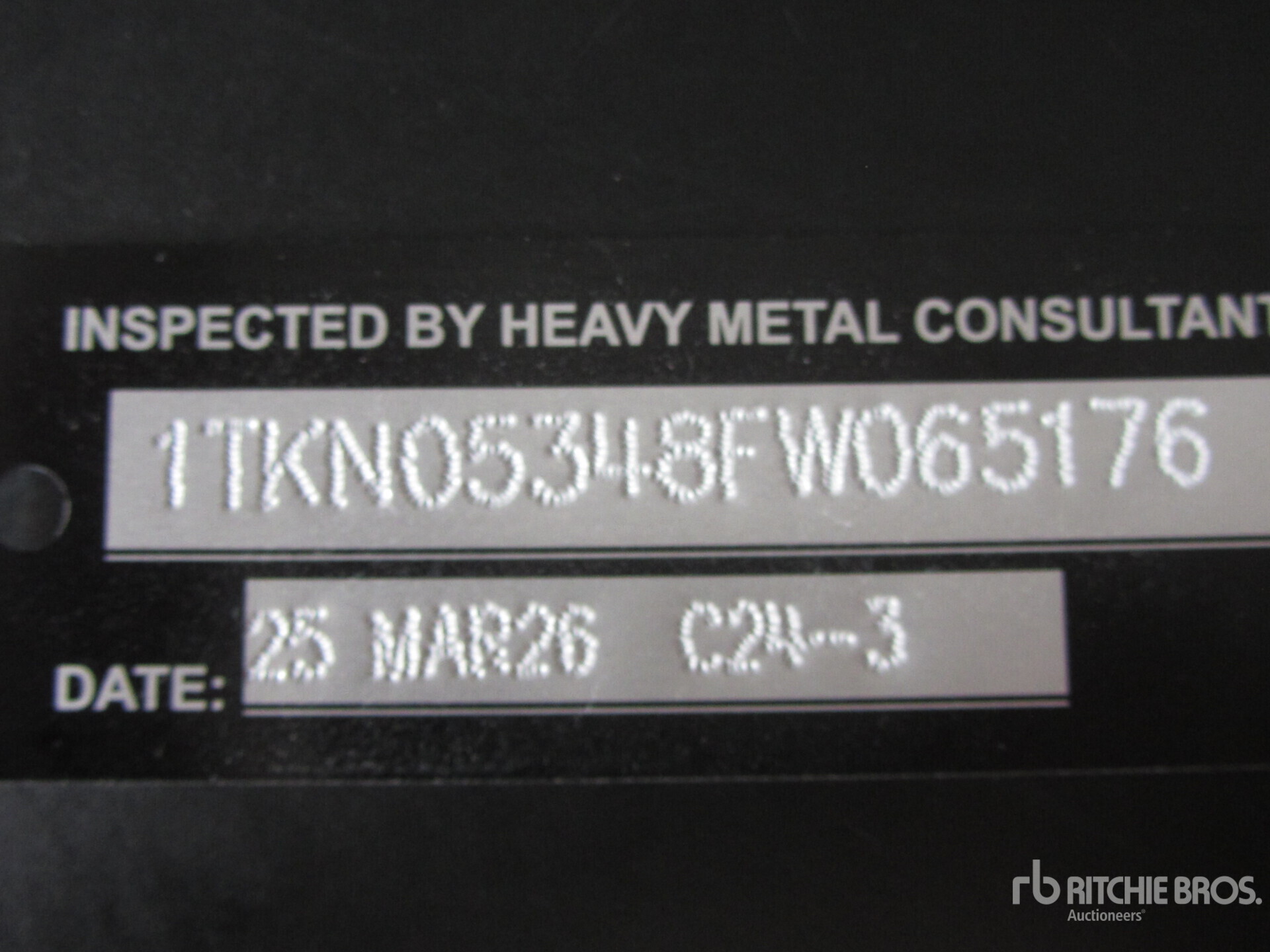 General Appearance with Numéro de série/Numéro d'identification du véhicule automobile