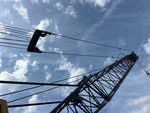 Crane Superstructure with Pendant Line (Boom Tension Line)